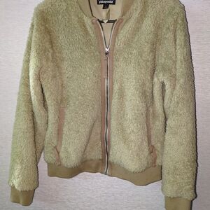 Patagonia Women's Cozy Tan Teddy Jacket